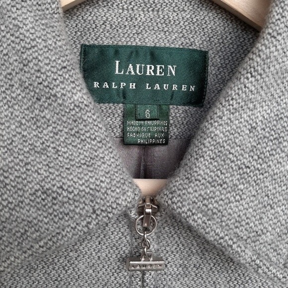Lauren Ralph Lauren Angora Wool Blend Zippered Jacket Size 6 - Picture 3 of 14
